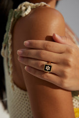 Vintage Pearl Bloom Ring