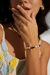 Vintage Pearl Bloom Ring